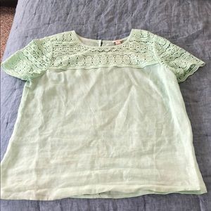 J Crew Linen Top